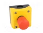 Eaton M22-PV/KC02/IY Interruptor de parada de emergencia Rojo, Amarillo