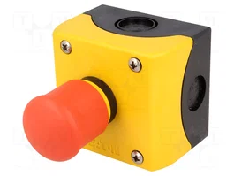 Eaton M22-PV/KC02/IY Interruptor de parada de emergencia Rojo, Amarillo