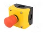 Eaton M22-PV/KC02/IY Interruptor de parada de emergencia Rojo, Amarillo