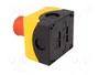 Eaton M22-PV/KC02/IY Interruptor de parada de emergencia Rojo, Amarillo