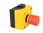 Eaton M22-PV/KC02/IY Interruptor de parada de emergencia Rojo, Amarillo