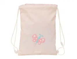 Bolsa Mochila con Cuerdas Safta Mariposa 26 x 34 x 1 cm
