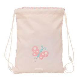 Bolsa Mochila con Cuerdas Safta Mariposa 26 x 34 x 1 cm