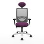 PIQUERAS Y CRESPO Silla de oficina Zulema Morado y Gris
