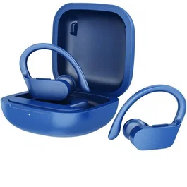 Daewoo Auriculares Deportivos Bluetooth DW2024, Estuche de Carga, Autonomía Total 20h, Resistencia IPX?, Micrófono, Azules