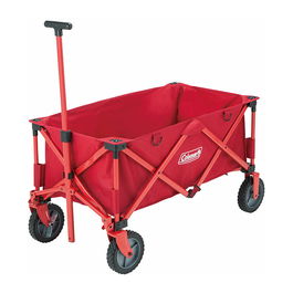 Coleman Bollerwagen de Camping Plegable con Ruedas, Capacidad 85 kg, Color Rojo, Modelo 2000035214