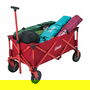 Coleman Bollerwagen de Camping Plegable con Ruedas, Capacidad 85 kg, Color Rojo, Modelo 2000035214