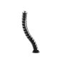 Equip Organizador de Cables de Doble Canal Negro
