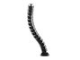 Equip Organizador de Cables de Doble Canal Negro