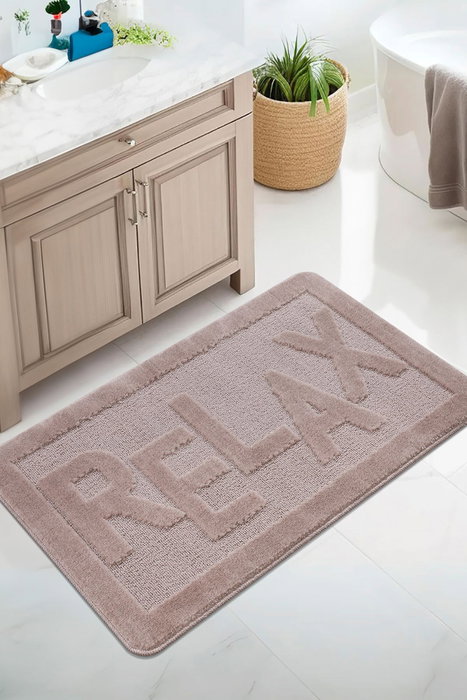 Mijölnir Alfombrilla de Baño Ultra Suave 60x100 cm Polipropileno Color Visón Antideslizante