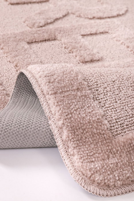 Mijölnir Alfombrilla de Baño Ultra Suave 60x100 cm Polipropileno Color Visón Antideslizante