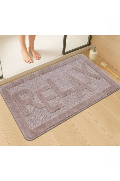 Mijölnir Alfombrilla de Baño Ultra Suave 60x100 cm Polipropileno Color Visón Antideslizante