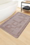Mijölnir Alfombrilla de Baño Ultra Suave 60x100 cm Polipropileno Color Visón Antideslizante