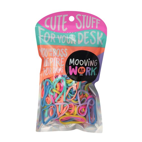 MOOVING Gomas elásticas colores surtidos 100g MOOVING Gomas elásticas colores surtidos 100g