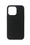 eSTUFF Funda de Silicona para iPhone 13 Pro Max - Modelo MADRID, Color Negra, Protección Trasera y Laterales con Interior de Microfibra
