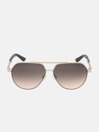 Guess GF00033-5932F Gafas de sol doradas con cristal marrón