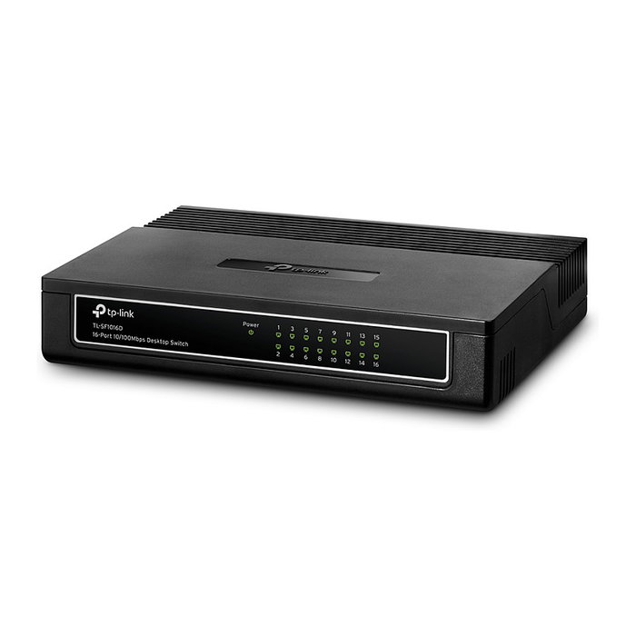 TP-Link TL-SF1016D Switch de 16 Puertos Fast Ethernet 10/100 Mbps