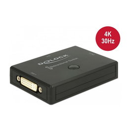 DeLOCK Conmutador DVI 2-1 Bidireccional 4K 30 Hz