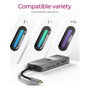 ICY BOX IB-DK4061-CPD Docking Station 12 en 1 USB-C 100W PD Gris