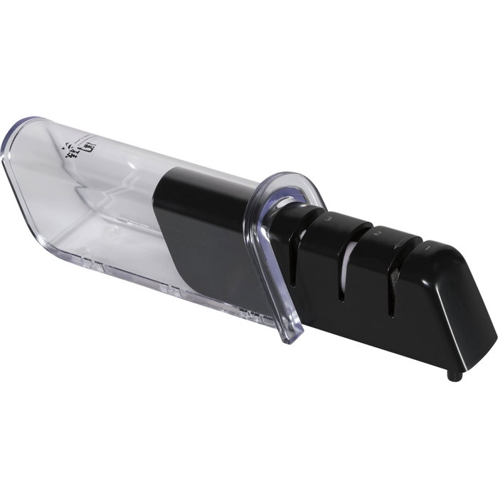 Kai Seki Magoroku Knife Grinder, Negro / Plata/ Silver / Black Kai Seki Magoroku Knife Grinder, Negro / Plata/ Silver / Black