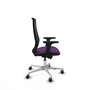PIQUERAS Y CRESPO Silla de oficina Mardos Morado/Negro