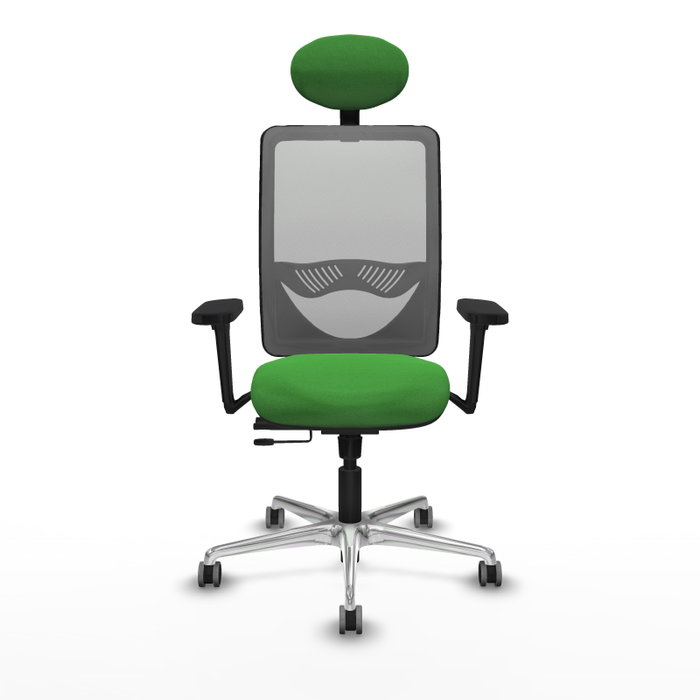 PIQUERAS Y CRESPO Silla de oficina Zulema Verde y Gris PIQUERAS Y CRESPO Silla de oficina Zulema Verde y Gris