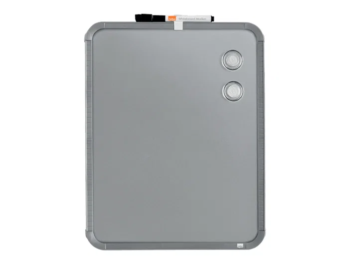 Nobo Pizarra Magnética Blanca para Hogar, Acero, Marco Slim Plata, 280x360 mm Nobo Pizarra Magnética Blanca para Hogar, Acero, Marco Slim Plata, 280x360 mm