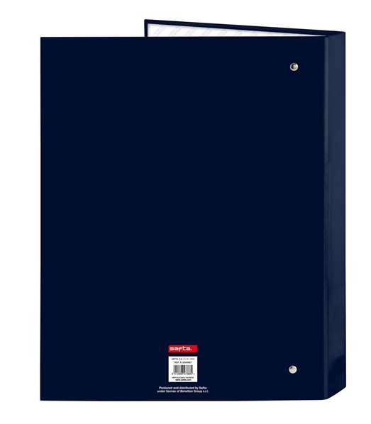Carpeta de anillas Benetton Flag Azul marino A4 26.5 x 33 x 4 cm