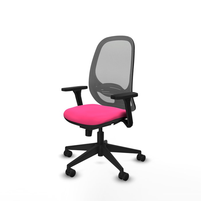PIQUERAS Y CRESPO Silla de oficina Cilanco Rosa con mecanismo Sincro PIQUERAS Y CRESPO Silla de oficina Cilanco Rosa con mecanismo Sincro