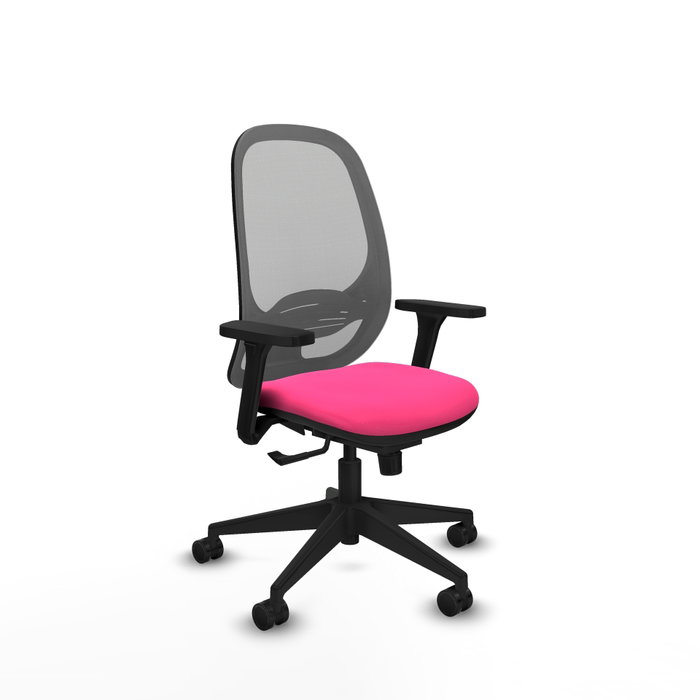 PIQUERAS Y CRESPO Silla de oficina Cilanco Rosa con mecanismo Sincro PIQUERAS Y CRESPO Silla de oficina Cilanco Rosa con mecanismo Sincro