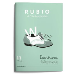 RUBIO Cuaderno A5 Escritura Nº 11 (+9 años) (Set de 10)