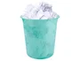 Liderpapel Papelera de plástico 13 litros menta translucido 275x285 mm