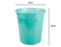 Liderpapel Papelera de plástico 13 litros menta translucido 275x285 mm