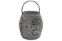 DKD Home Decor Portavelas de Cemento Gris 17x17x19 cm