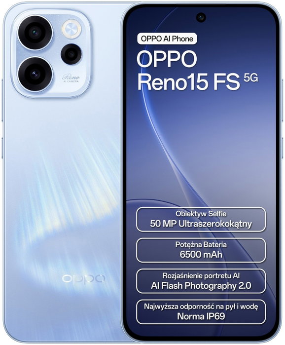 Oppo Reno 15 FS 5G 8/512GB Azul Oppo Reno 15 FS 5G 8/512GB Azul