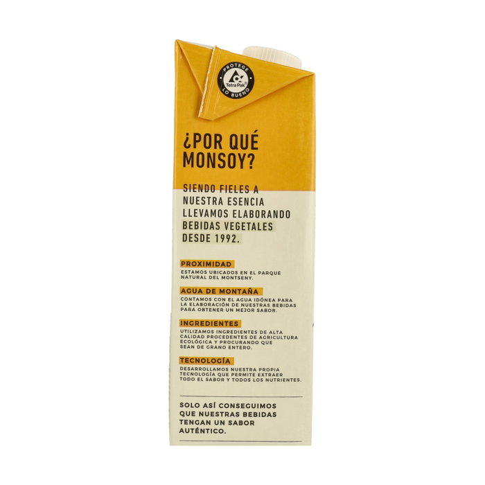 Monsoy Bebida de Avena sin gluten Bio 1L Monsoy Bebida de Avena sin gluten Bio 1L