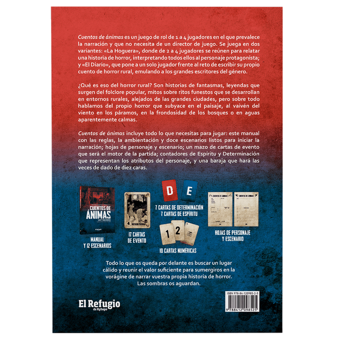El Refugio de Ryhope Cuentos de Ánimas Juego de Rol para 1-4 Jugadores Narrativo de Horror Rural en Español