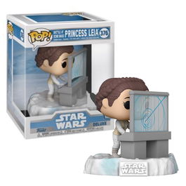 Funko Pop Deluxe Star Wars Princesa Leia - Figura de Vinilo de 12 cm con Caja Original