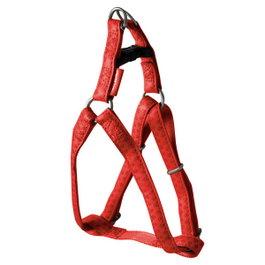 Nayeco Arnés Mac Leather Rojo 20mm x 50-75cm