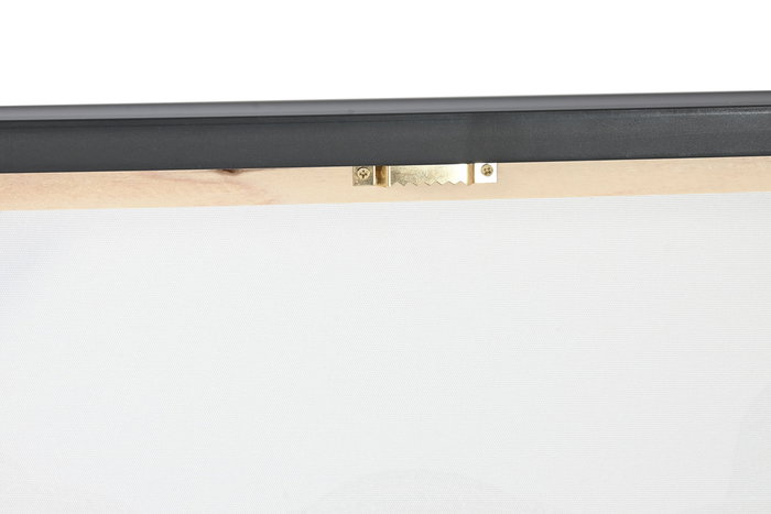 DKD Home Decor Cuadro Perros con Gafas Lienzo MDF Negro Blanco 62 x 62 x 3 cm (4 Unidades)