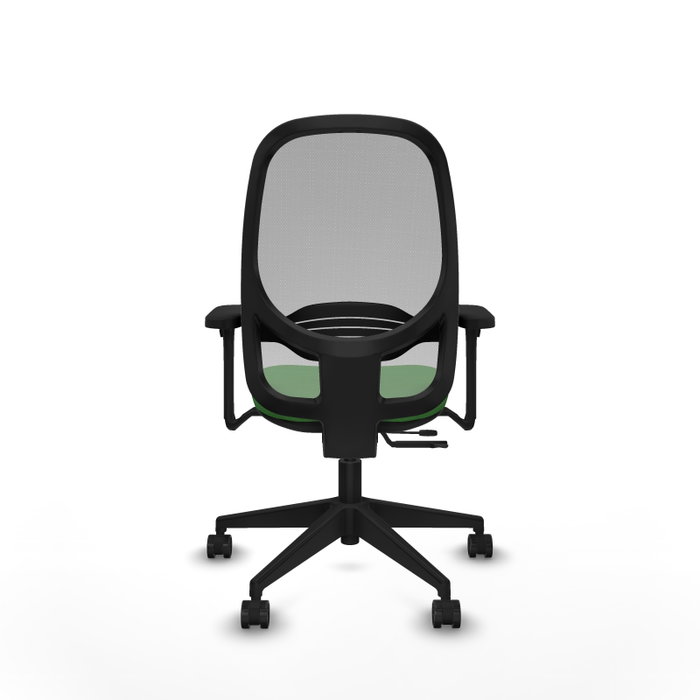 PIQUERAS Y CRESPO Silla de oficina Cilanco Verde y Gris con Brazos 3D PIQUERAS Y CRESPO Silla de oficina Cilanco Verde y Gris con Brazos 3D