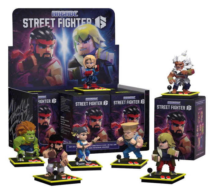 Arcade: Capcom Street Fighter Series Kandy 4 inch Vinyl Figure Blind Box Display (6) Arcade: Capcom Street Fighter Series Kandy 4 inch Vinyl Figure Blind Box Display (6)