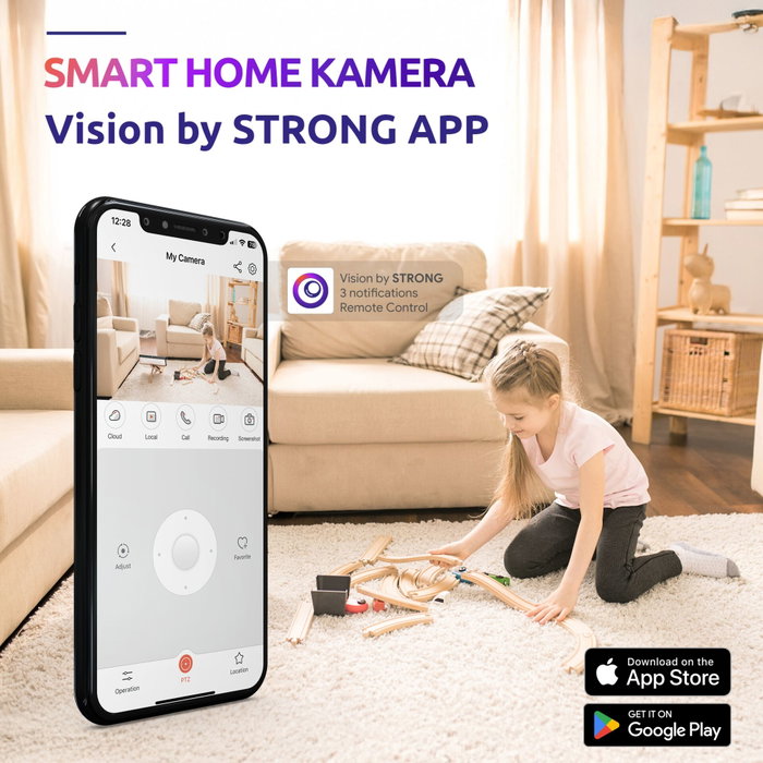 Strong SHC08IR0-W Smart Home Cámara de Seguridad 8MP 4K UHD Blanca