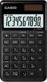 CASIO SL-1000SC Calculadora de bolsillo color negro