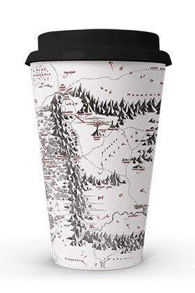 Sd Toys Europe S.L. Taza de café Mapa de Mordor El Señor de los Anillos