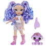 MGA Rainbow High Muñeca Little Fashion Amethyst Morada 15cm +4 años