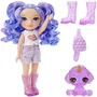 Rainbow High Littles Muñeca 15cm + Mascota Morado LIT35051531234 - A partir de 4 años