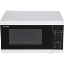 Sharp YC-MG02EW Microondas 20L 800W con Grill, Blanco