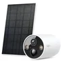 TP-Link Tapo C425 KIT Cámara Vigilancia WiFi Exterior con Batería Integrada y Panel Solar, Visión Nocturna a Color 2K, Detección Personas/Mascotas por IA, Resistente IP66