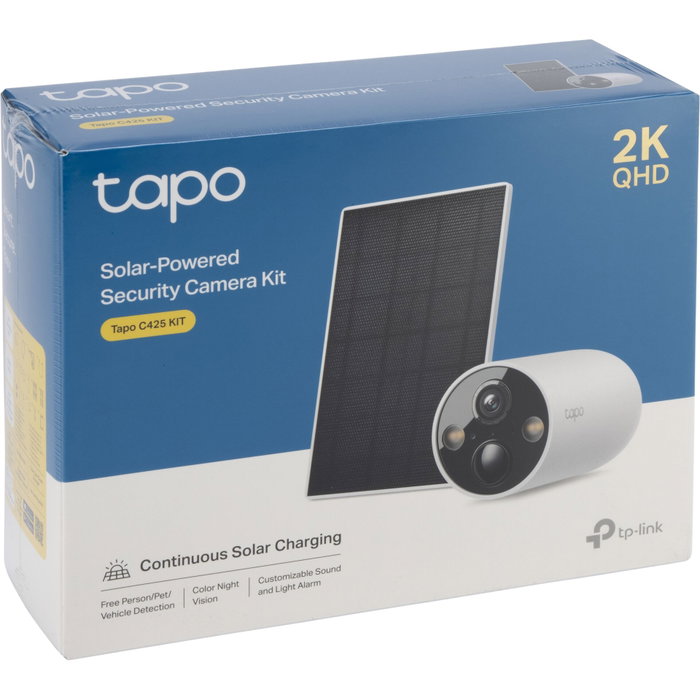 TP-Link Tapo C425 Kit con Panel Solar
